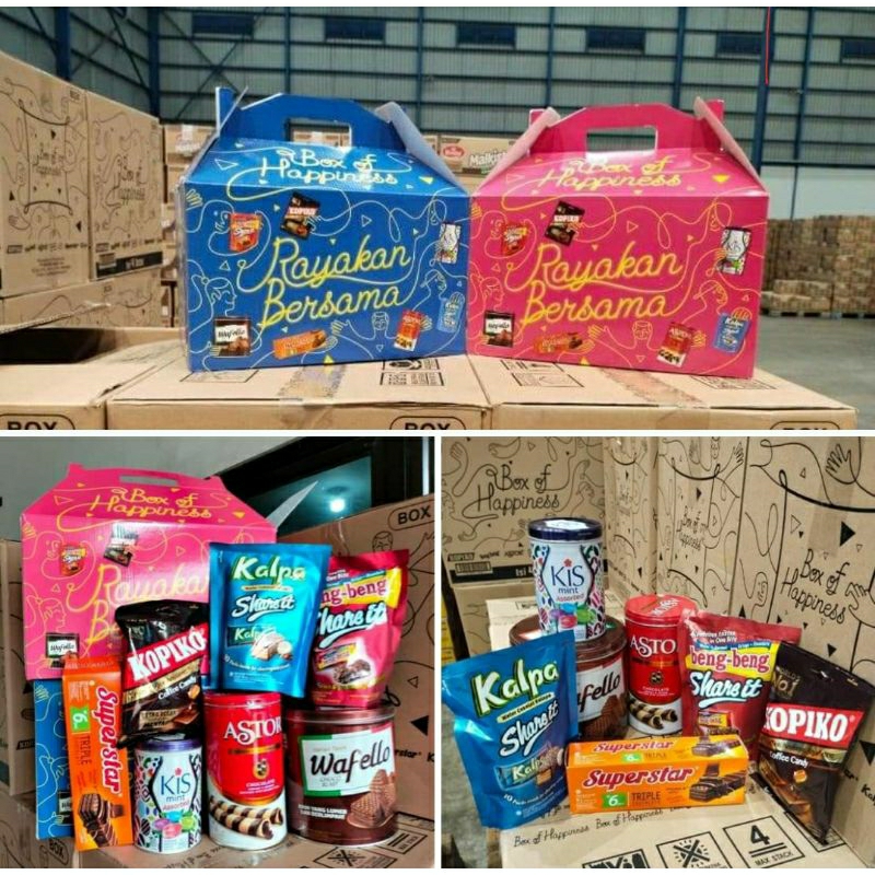 

Paket lebaran Mayora box Happines