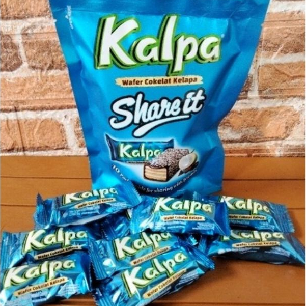 

KALPA Chocolate Twin Wafer Cokelat Kelapa Share It 90gr (Isi 10)