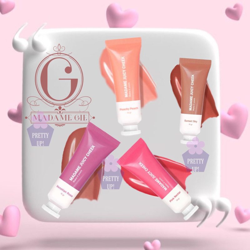 MADAME GIE JUICY CHEEK BLUSH | CREAM BLUSH | BLUSH KRIM | BLUSH ON