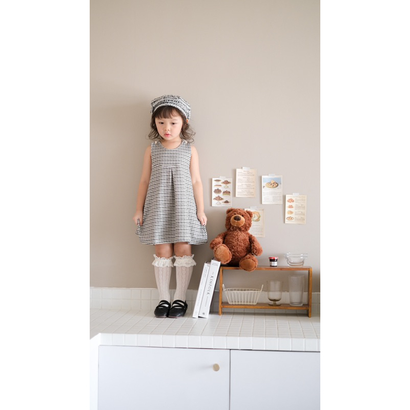 Bell &amp; Bo POLLY Soft Tweed Dress Anak 6bl-4thn