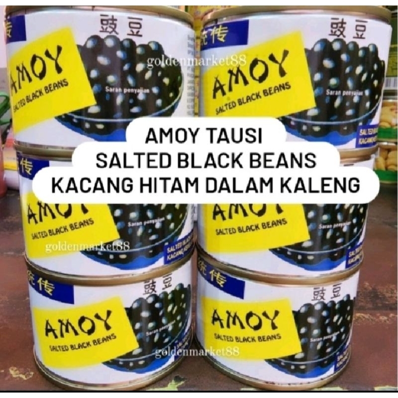 

Tausi kaleng salted black beans kacang kedelai hitam kaleng