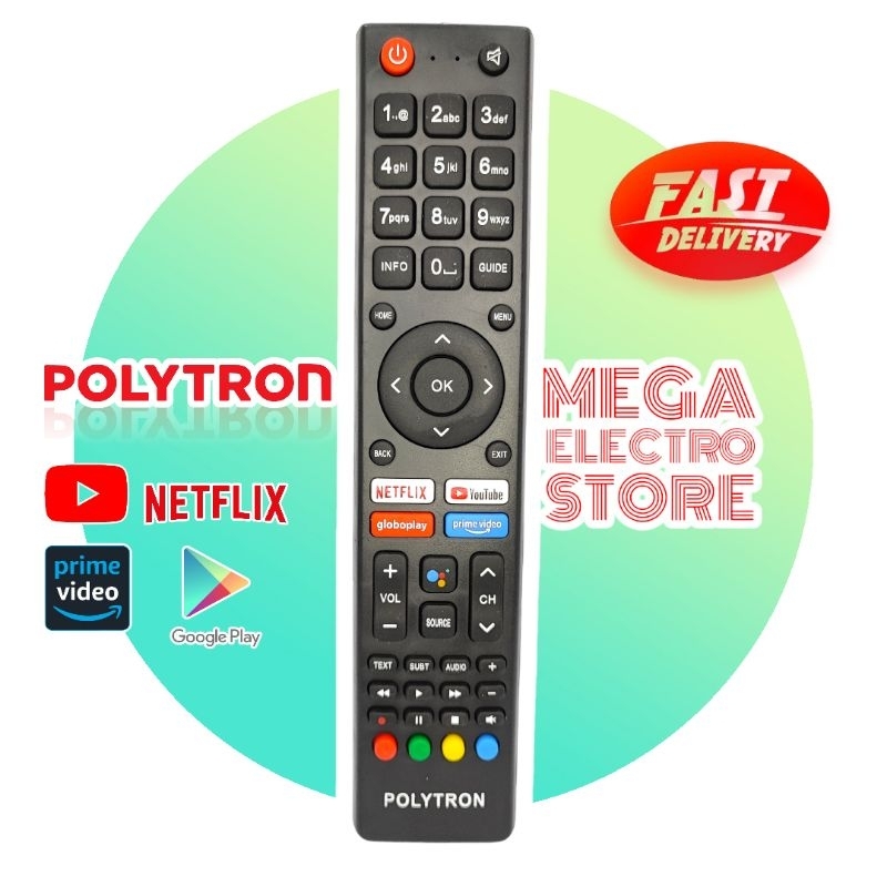 Remote Tv POLYTRON Android Smart - E7