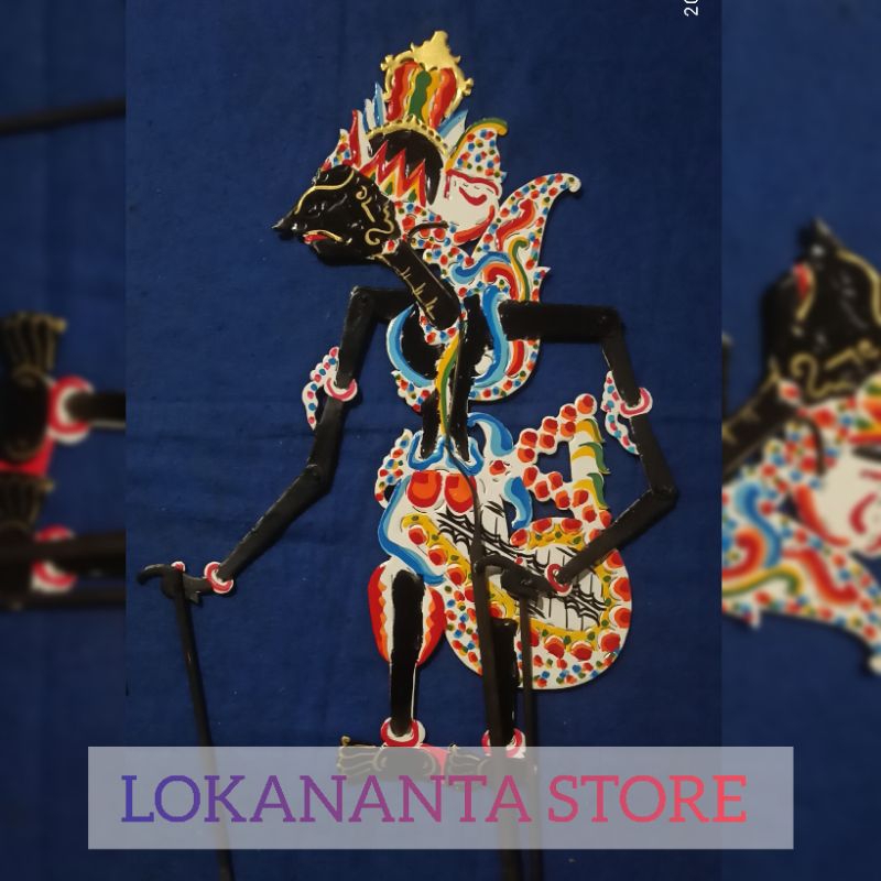 wayang Kresna narayan kertas duplex wayang mainan