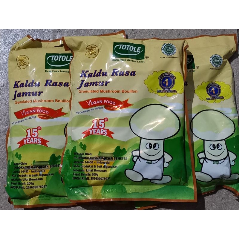 

Kaldu Jamur Totole 200gram
