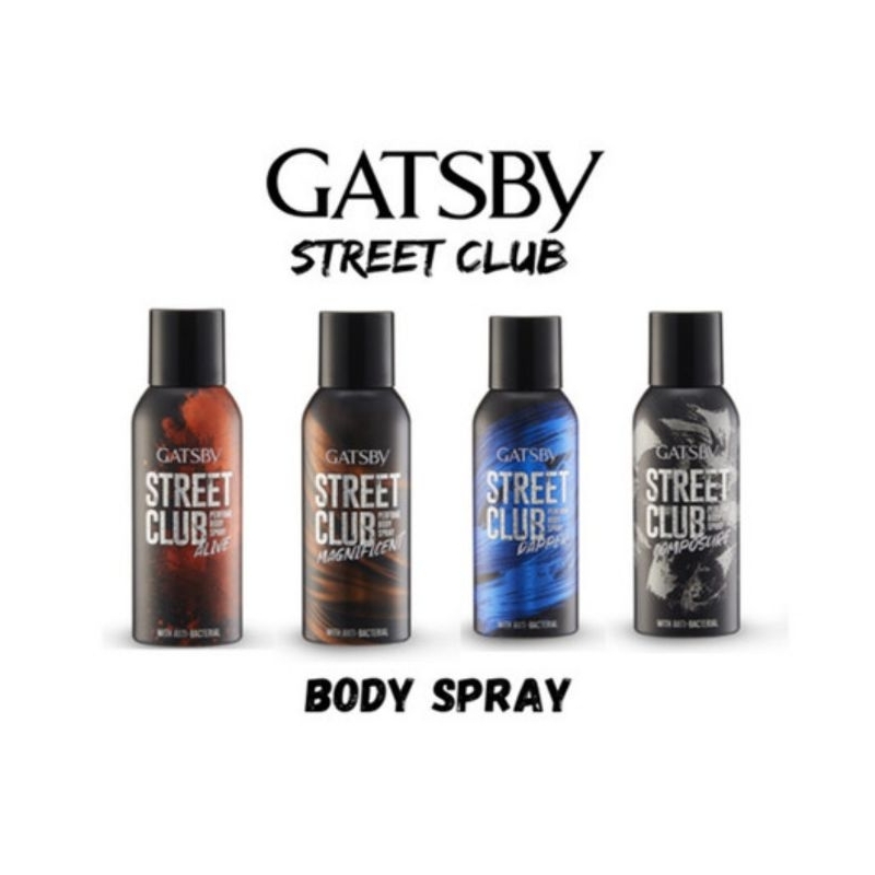 GATSBY STREET CLUB PARFUM BODY SPRAY 150ML