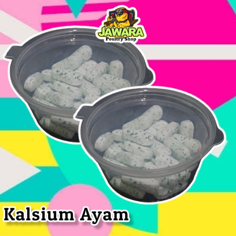 Kalsium Penguat Tulang Ayam - Kalk Kaleg Ayam 30 Butir