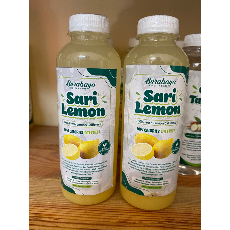 

SURABAYA HEALTHY SHOP -SARI LEMON CALIFORNIA MURNI 250ml