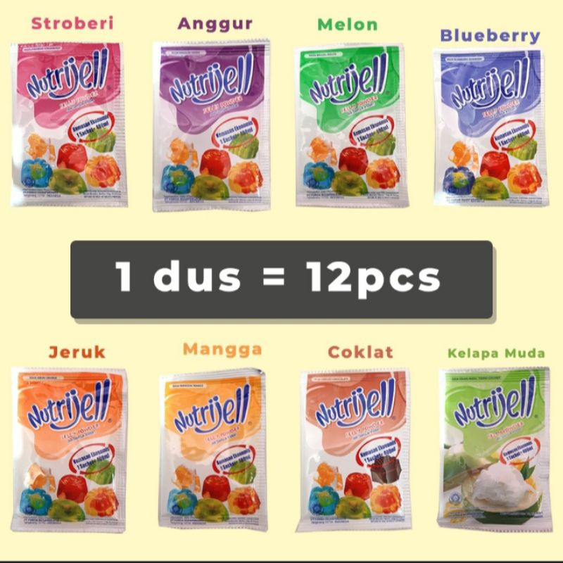 

Nutrijell aneka rasa 15 gr