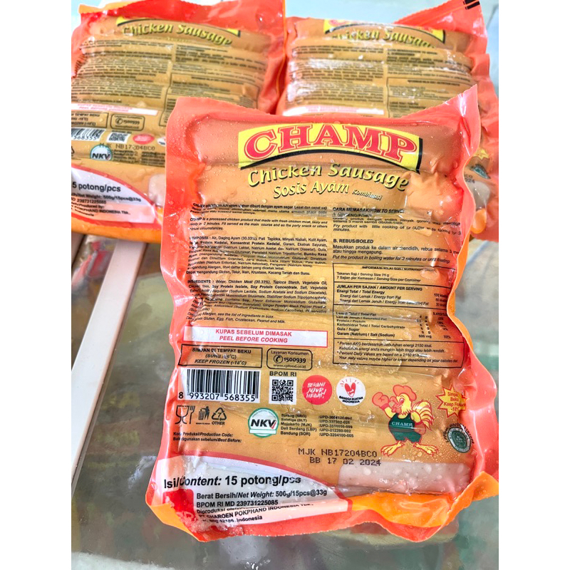 

CHAMP SOSIS AYAM ~ GALERI PLASTIK FROZEN FOOD