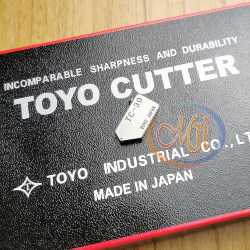 Mata Pisau Pemotong Kaca TC-30 Toyo Original Japan Kepala Pisau Potong Kaca Toyo TC 30