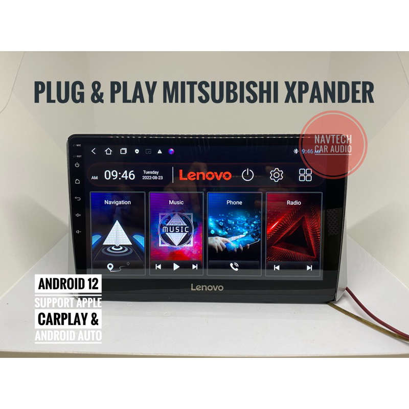 Head unit android mitsubishi xpander 9 inch plug & play / Head unit android 2 din oem xpander