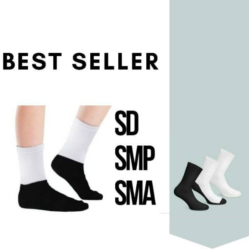 KAOS KAKI SEKOLAH SD SMP SMA BACK TO SCHOOL