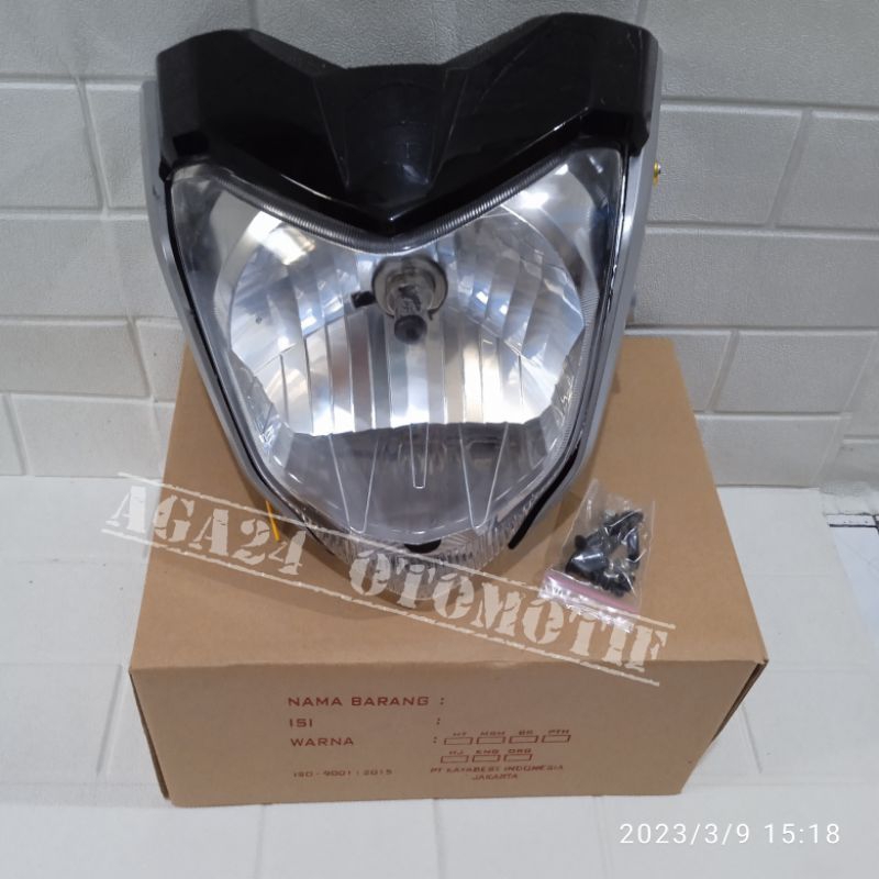 KEDOK LAMPU DEPAN YAMAHA BYSON REFLEKTOR LAMPU DEPAN BYSON SET VISOR DAN KUPINGAN
