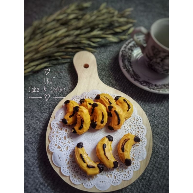 

kue kering coklat pisang / banana cookies / kue kekinian ekonomis