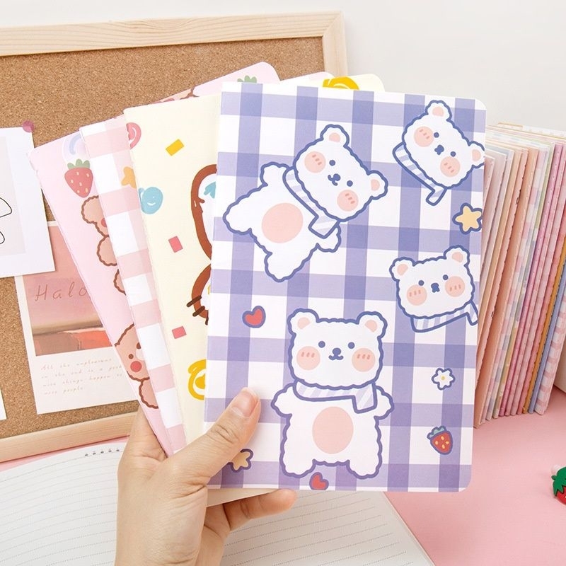 

Buku Tulis A5 30 Lembar Motif Lucu Pastel Colour Korean Book