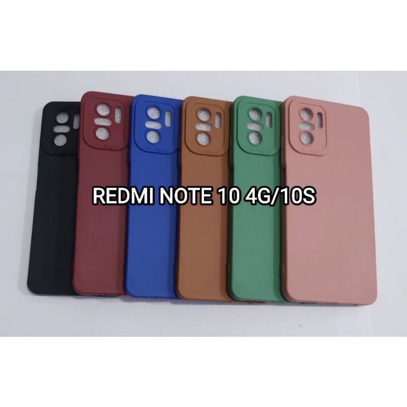 XIAOMI REDMI  NOTE 10 4G SOFT CASE AERO PRO CAMERA FUL COLOUR MACARON