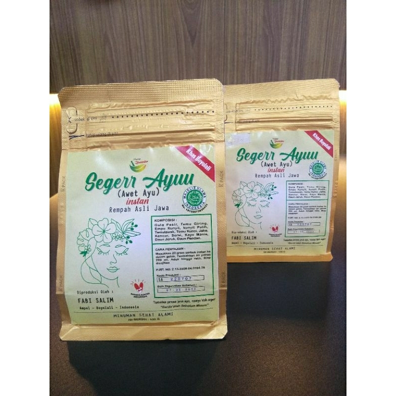 

Seger Ayu /Awet Ayu /Rempah Asli jawa