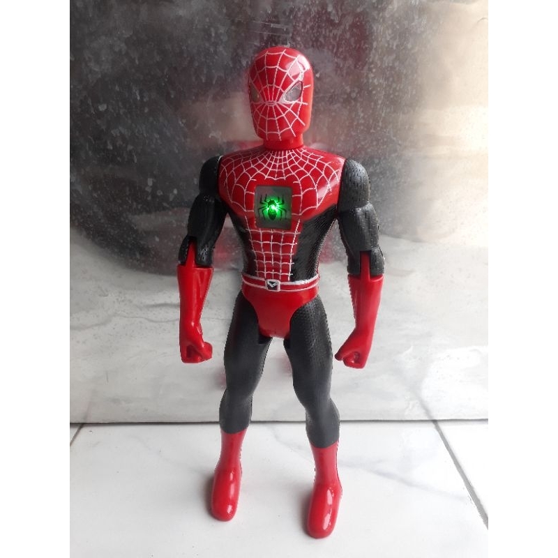 MAINAN ROBOT SPIDERMAN NYALA BUNYI