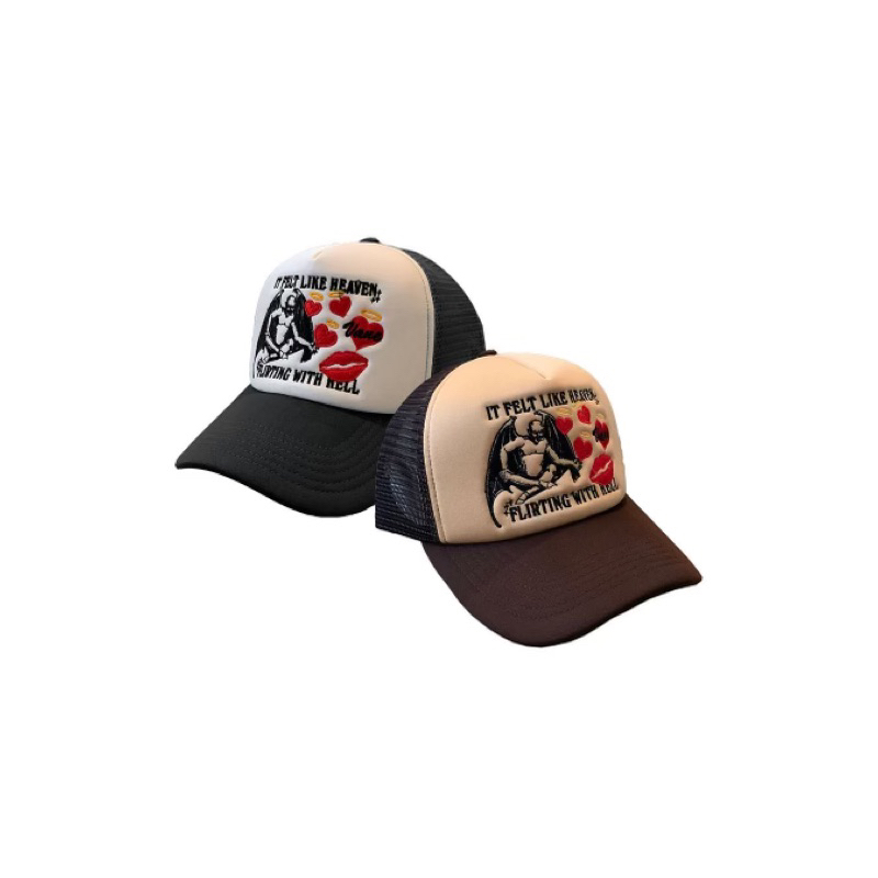 VANECOLLECTIVE "HELL" TRUCKER HAT