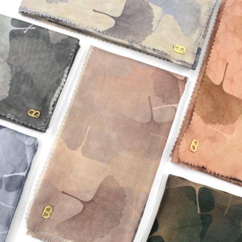 Buttonscarves Ginkgo series