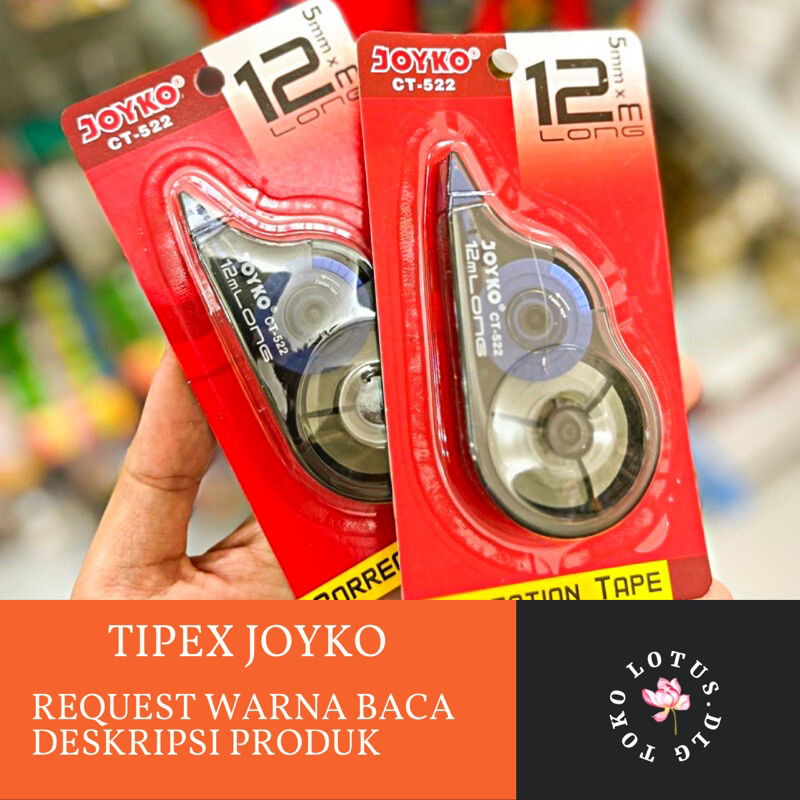 Tipex correction tape joyko debozz TIDAK BISA REQUEST WARNA