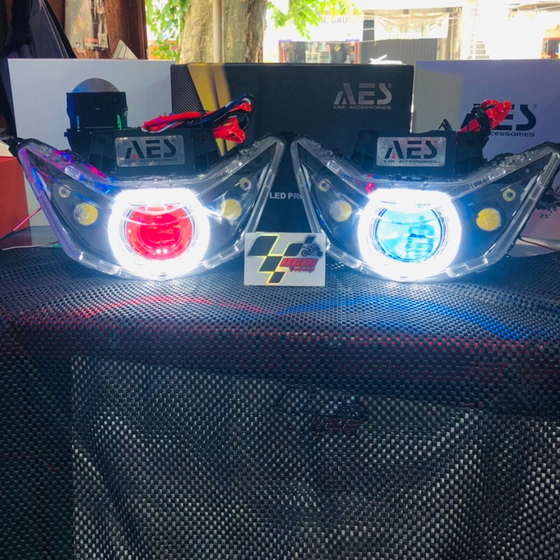 PROJECTOR BILED AES TURBO SE&amp;WST 2.5 CUSTOM BEAT DELUXE &amp;BEAT FI ESP  SHROUD BMW