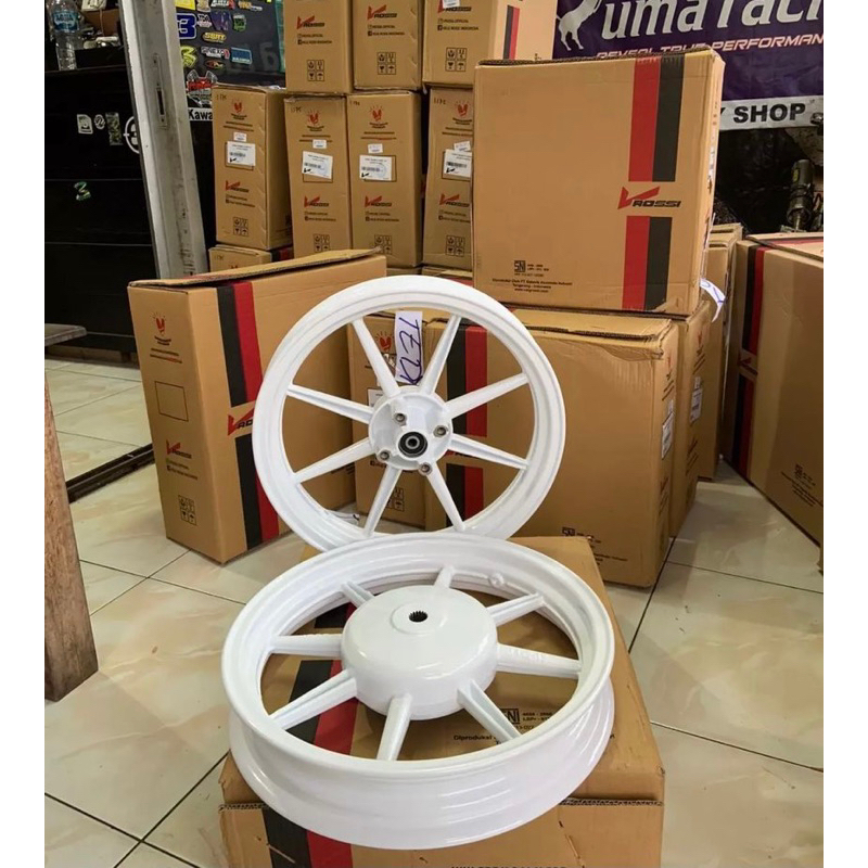 velg V-rossi venom comet white