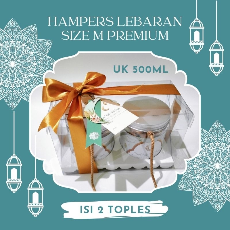 

Hampers Lebaran (M) / Bingkisan Parsel Parcel / Gift Box Makanan Idul Fitri