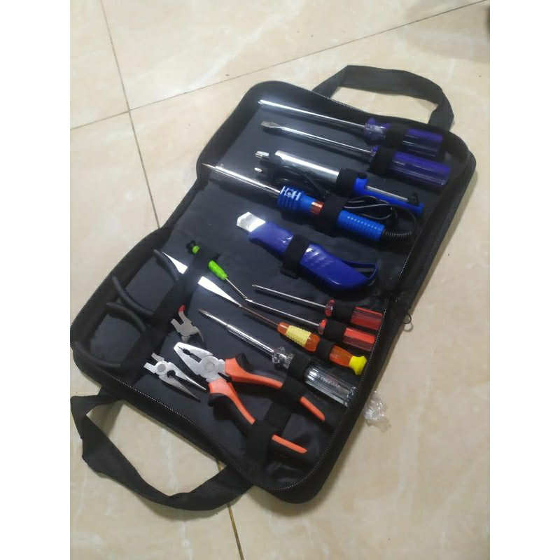 SANDS Solder Tool Kit Set Alat Servis Elektronik Lengkap Alat Solder lengkap alat serpis elektronik 