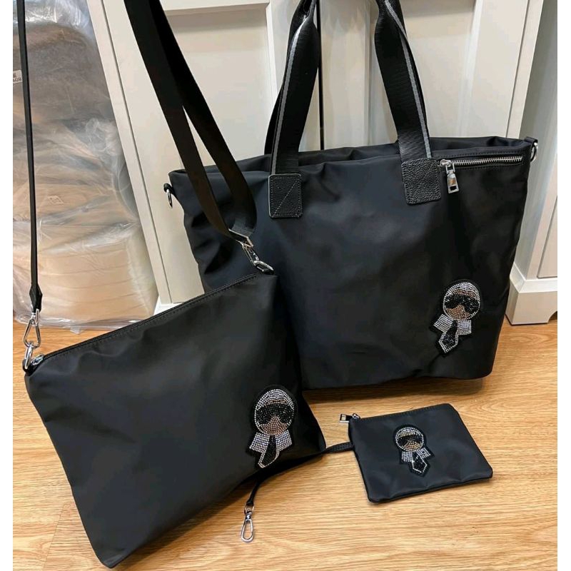 Tas Nylon 3in1 BKK Tote bag kode 8328