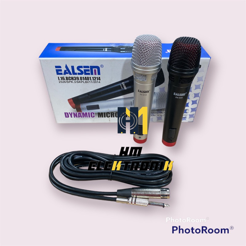 Mic Ealsem Es 610 / 620 Dynamic Microphone kabel