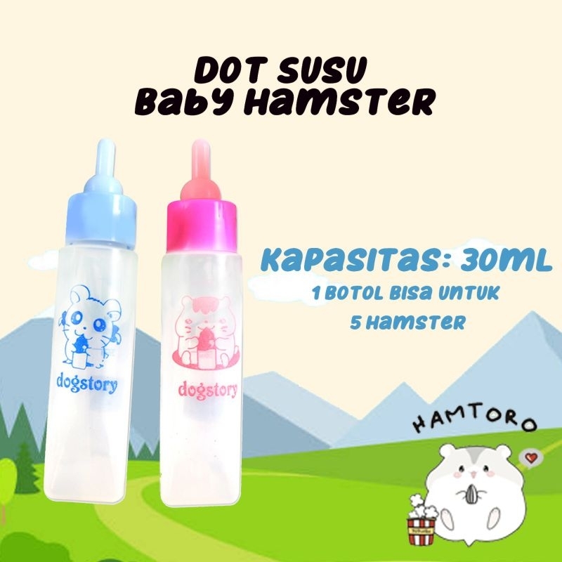 Dot Susu Baby Hamster Botol Minum Sugar Glider, Landak Mini