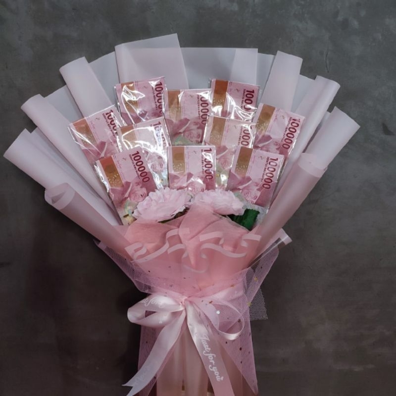 Buket Bouquet bunga wisuda pernikahan ulang tahun acara besar lainnya bisa request