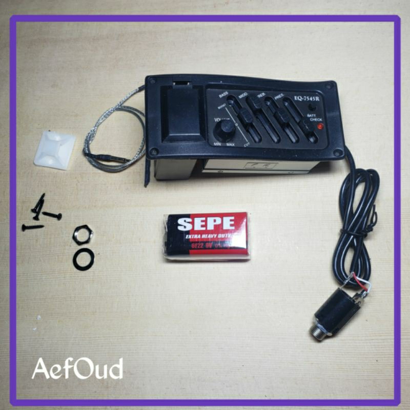 Preamp 7545 equalizer gitar eq