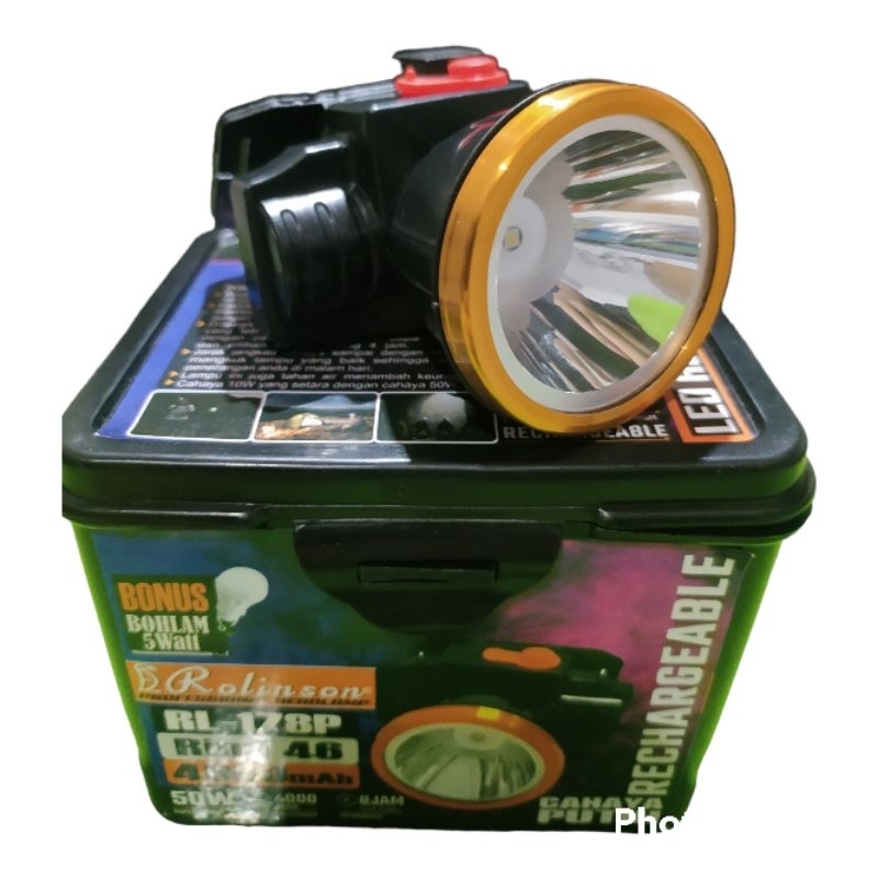 SENTER KEPALA ROLINSON RL-178P 50WATT RING 46 ORIGINAL