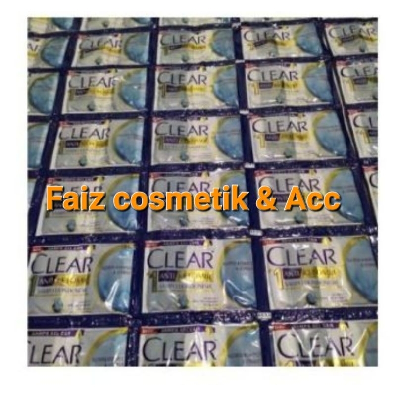 Shampo Clear Sachet / Rencengan [ isi 12 piz ] Original