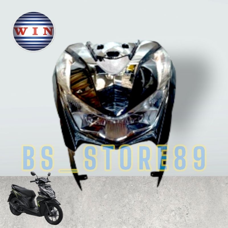 TAMENG DEPAN FULL SET HONDA BEAT NEW LED DELUXE K1A  2020 2021 2022 2023 |  PANEL DEPAN FULSET HONDA BEAT NEW K1A | COVER LAMPU DEPAN HONDA BEAT K1A 2020 2021 2023 2022 | WIN