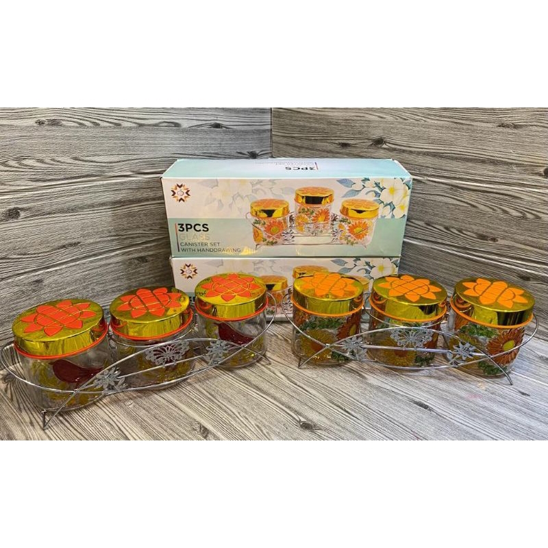 Toples Kaca Lebaran Set Isi 3Pcs