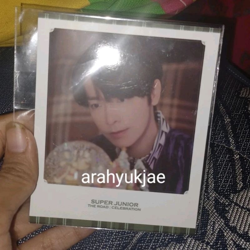 (BOOKED)Super Junior The Road: Celebration Photo Polaroid  DONGHAE (SMTOWN Fansign Event Benefit)