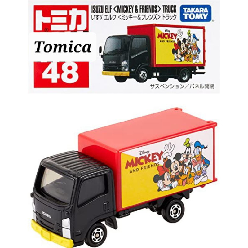 TOMICA ISUZU ELF MICKEY AND FRIENDS TRUCK TAKARA TOMY #48 DIECAST MOBIL TRUK DISNEY MIKI TIKUS MICKE