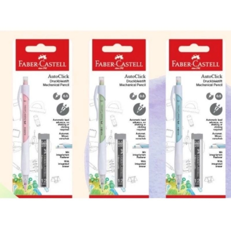 

Faber - Castell Autoclick 0.5 mm barrel blister + refilll