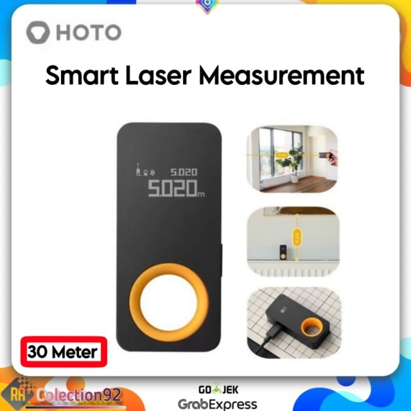 Hoto Smart Laser Rangefinder Measure 30M - Meteran Digital