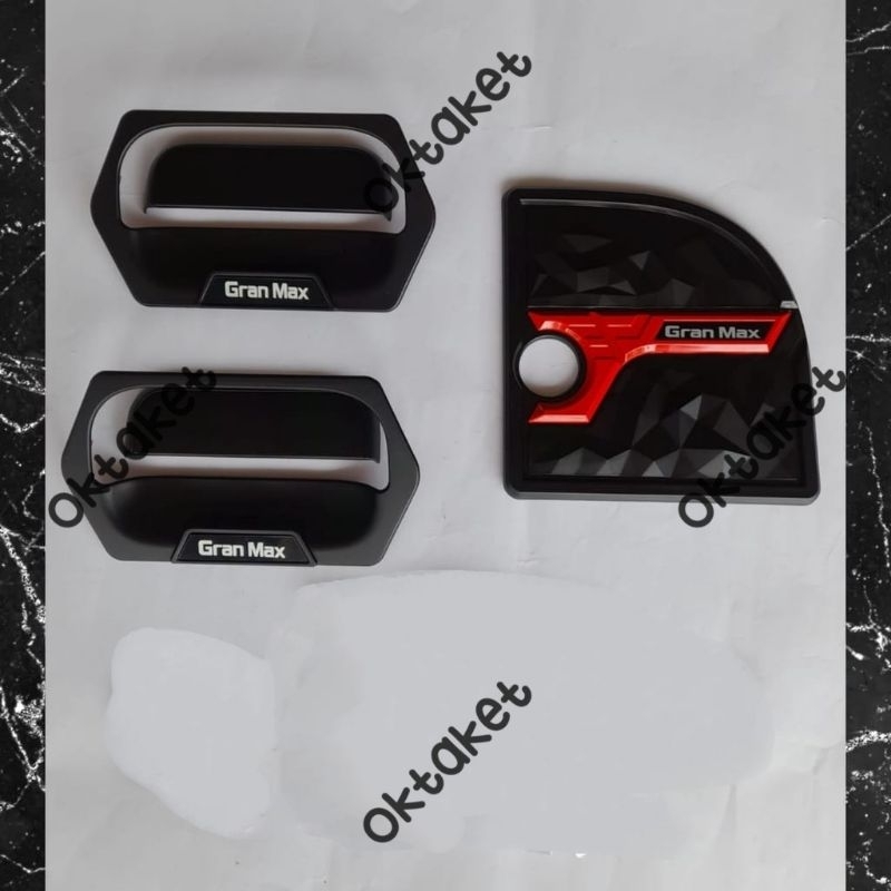 paket outer handle tank Cover Grand max Granmax Full Hitam