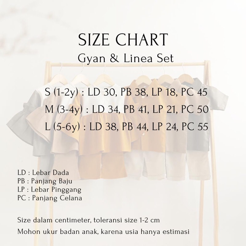 RACHIDKIDS / SETELAN ANAK LUCU / SIBLING SERIES / GYAAN DAN LINEA SET