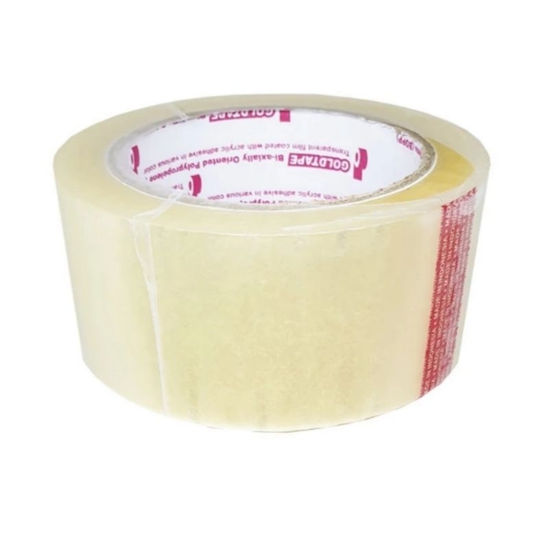 

Lakban OPP Goldtape Clear / Bening 2 inci 48 mm x 100 yard merah
