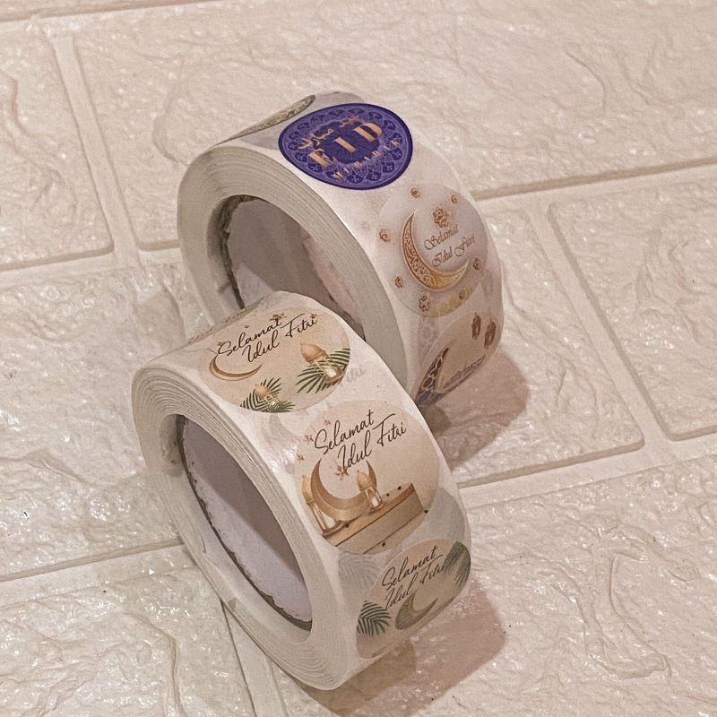 

Label Sticker IDUL FITRI uk diameter 2.5 cm ~ NEW EDITION.