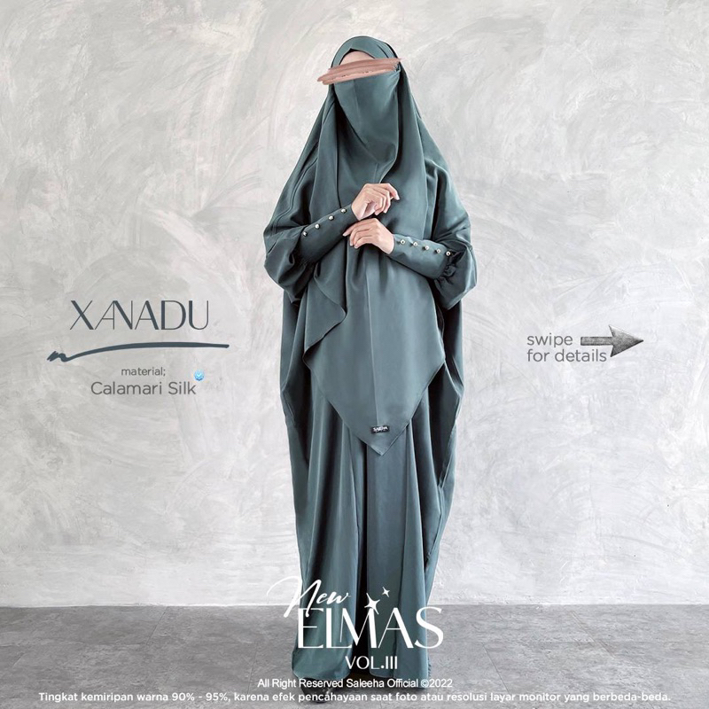 Abaya elmas by saleeha gamis