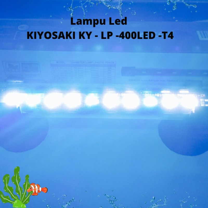 Lampu Celup Led Aquarium LED KIYOSAKI KY LP T4 400LED