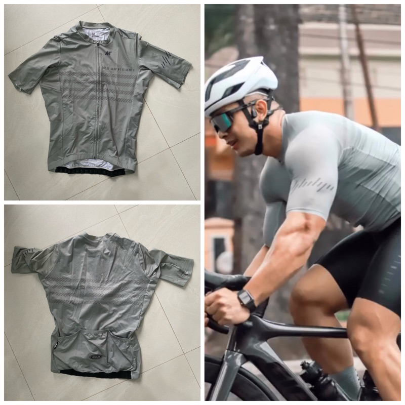 USED Mysenlan Men Horizon 2021 Grey Cycling Jersey - M