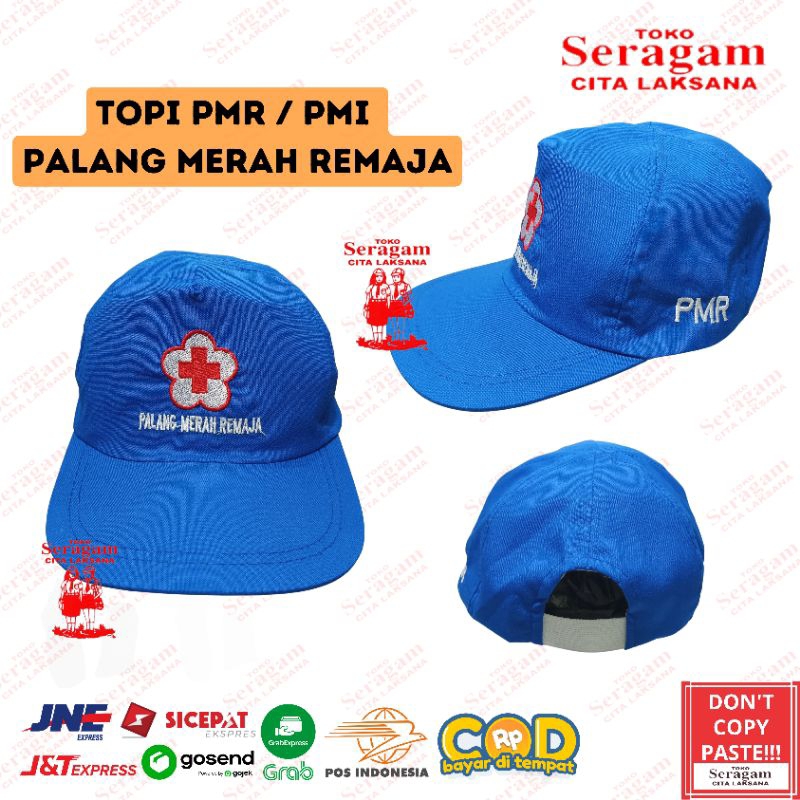 Topi PMR / Palang Merah Remaja Indonesia